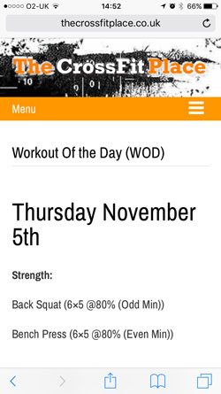 iphone wod